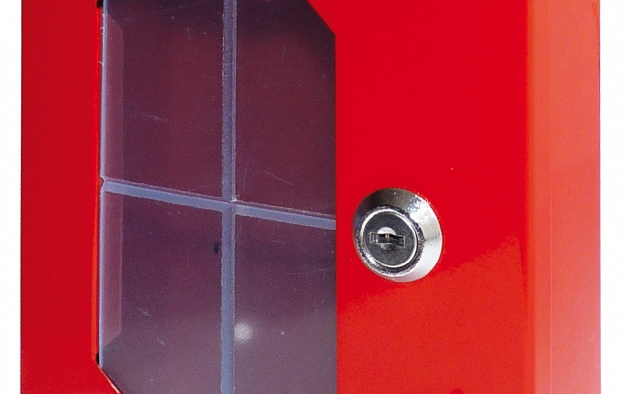 Emergency break glass key box Fire safety equipment