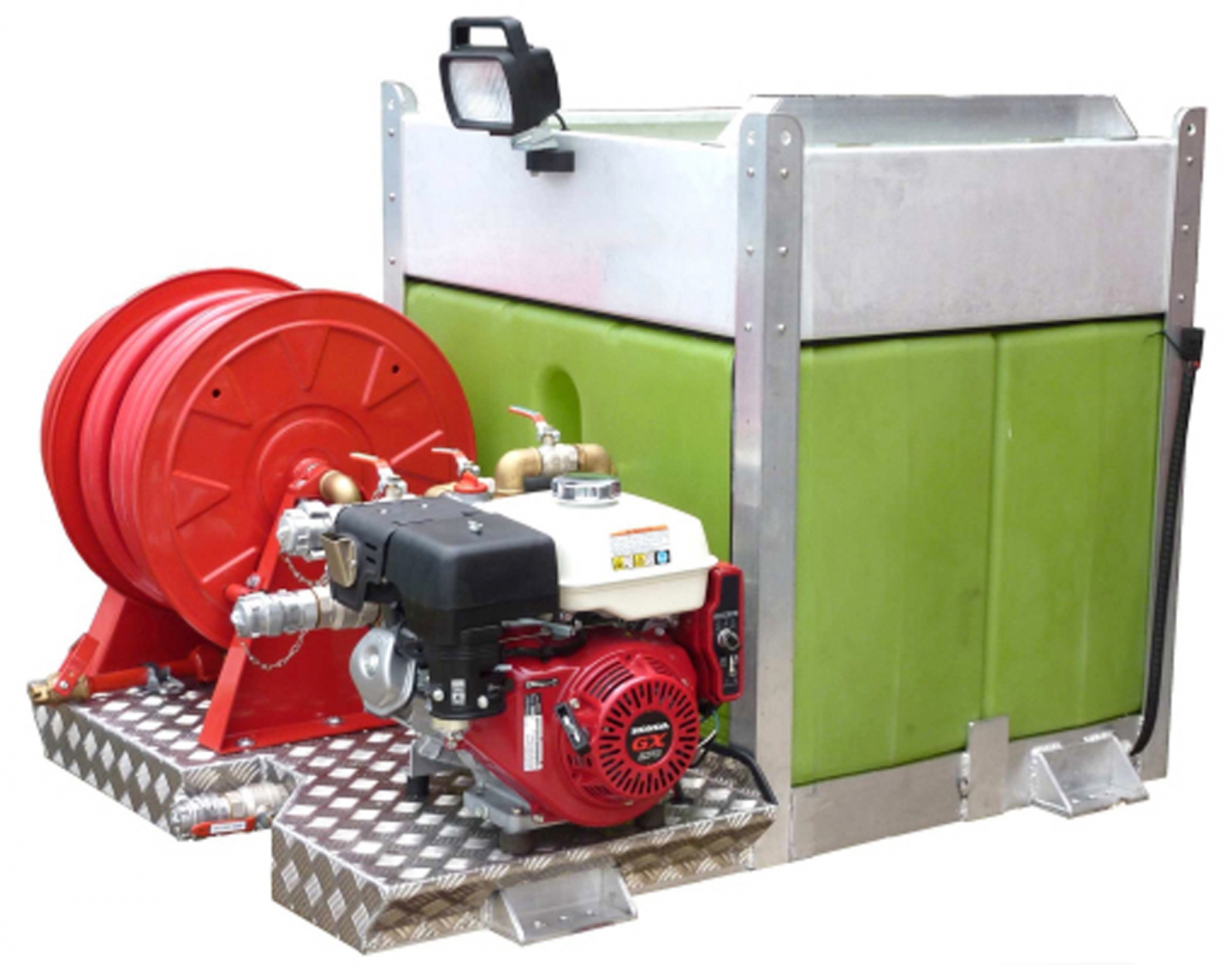 Standalone fire kit pump + reservoirs Fire fighting equipment
