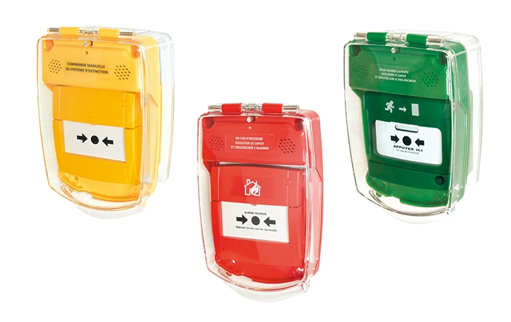 Call point covers. Crdits : ©myfiresafetyproducts.com 2021