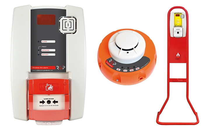 Wireless alarm units. Crdits : myfiresafetyproducts.com 2021