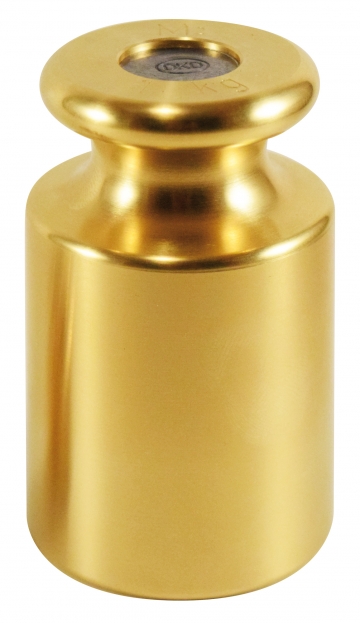 Calibration weight 1 kg – with certificate. Crédits : 