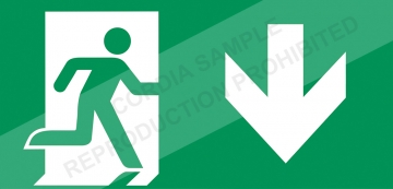 PVC sign L.300 x H.150 mm. Crdits : 