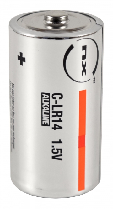 Alkaline battery LR14 (set of 10). Crdits : ©myfiresafetyproducts.com 2021