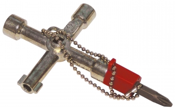 4-in-1 Cross switch key wrench. Crdits : ©myfiresafetyproducts.com 2021
