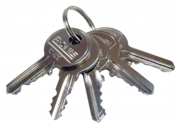 Bunch of standardises keys. Crdits : ©myfiresafetyproducts.com 2021