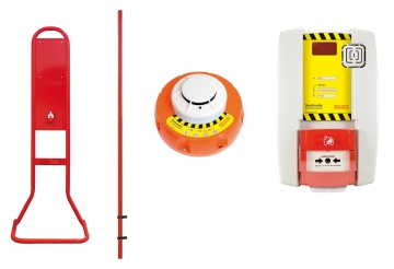 Fire extinguisher stand for detection. Crdits : myfiresafetyproducts.com 2021